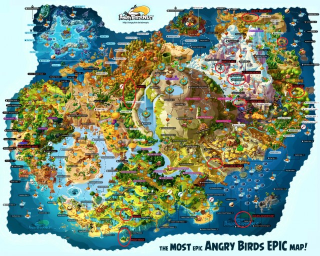 Angry Birds Epic - Map Of Piggy Island angrybirdsepic