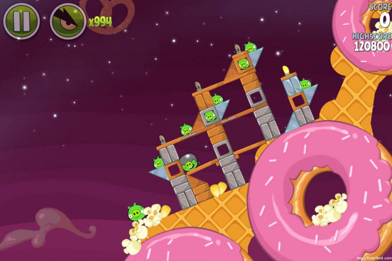 Angry birds - Haunted hogs. Special for library of the Cronicle pig