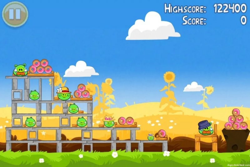 Angry Birds (игра) - Summer Pignic музыка из игры Angry Birds Seasons