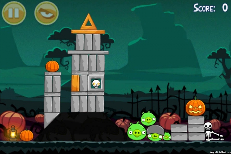 Angry Birds Seasons - Ham'o'ween Theme