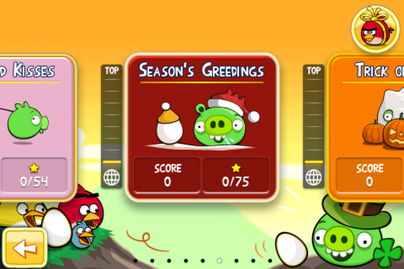 Angry Birds Seasons - Season's Greedings