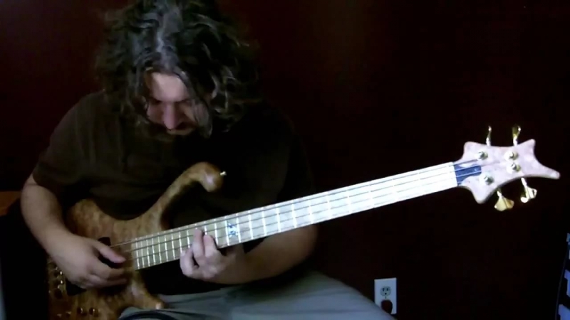 Aram Bedrosian - A Dark Ligh игра на бас гитаре
