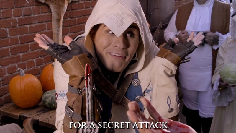 Assassins Creed 3 - пародия на русском