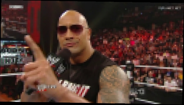 Рок - возвращение в WWE, Monday Night RAW 14.02.2011 
