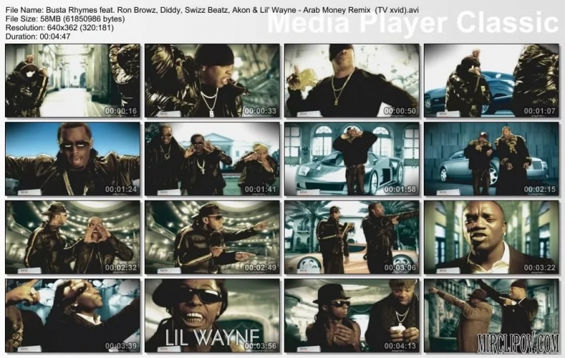 Basta Rhymes feat Ron Browzz, P. Diddy, Swizz Beatzz, T - Pain, Akon and Lil Wayne - - Arab MoneyOST GTA Episodes from Liberty City