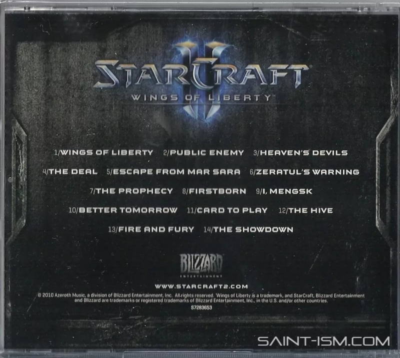Blizzard Entertainment StarCraft 2 Wings Of Liberty OST - ZERATUL'S WARNING