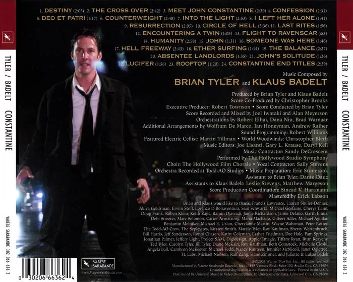 Brian Tyler - Constantine End Titles OST "Константин Повелитель Тьмы"