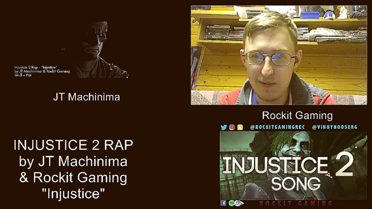 Реакция на INJUSTICE 2 RAP by JT Machinima & Rockit Gaming - "Injustice" 