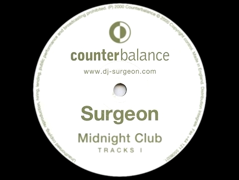 Surgeon ‎- Untitled ( Midnight Club Tracks I - B1 ) 