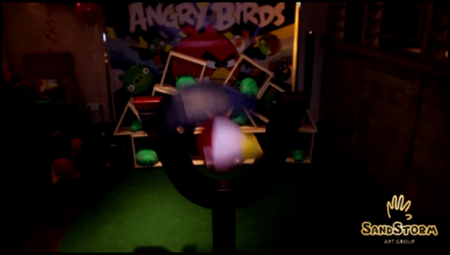 Angry Birds Live аттракцион. На праздник. SandStorm Art Group. 