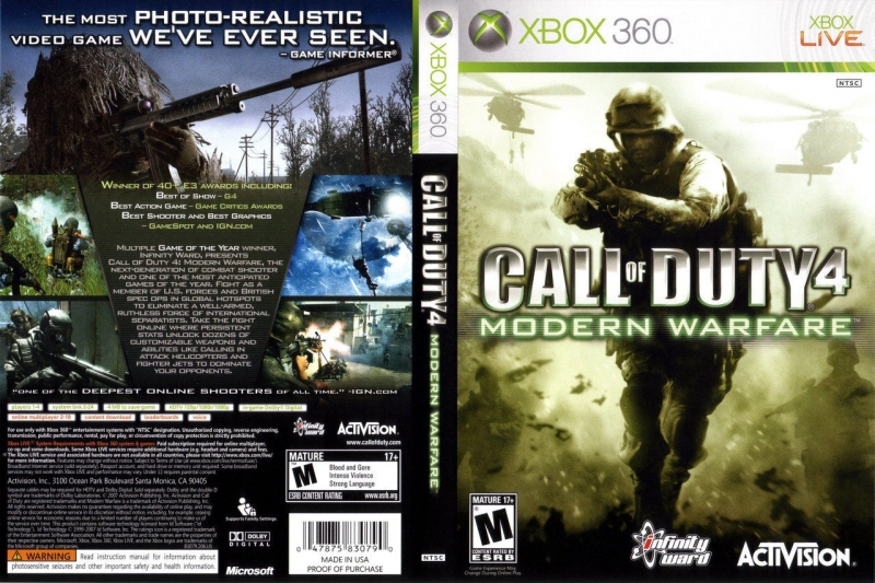 Call of Duty(46)  Modern Warfare (2) MW