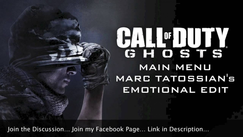 Call of Duty Ghosts - Soundtrack Main Theme Marc Tatossian Emotional Edit