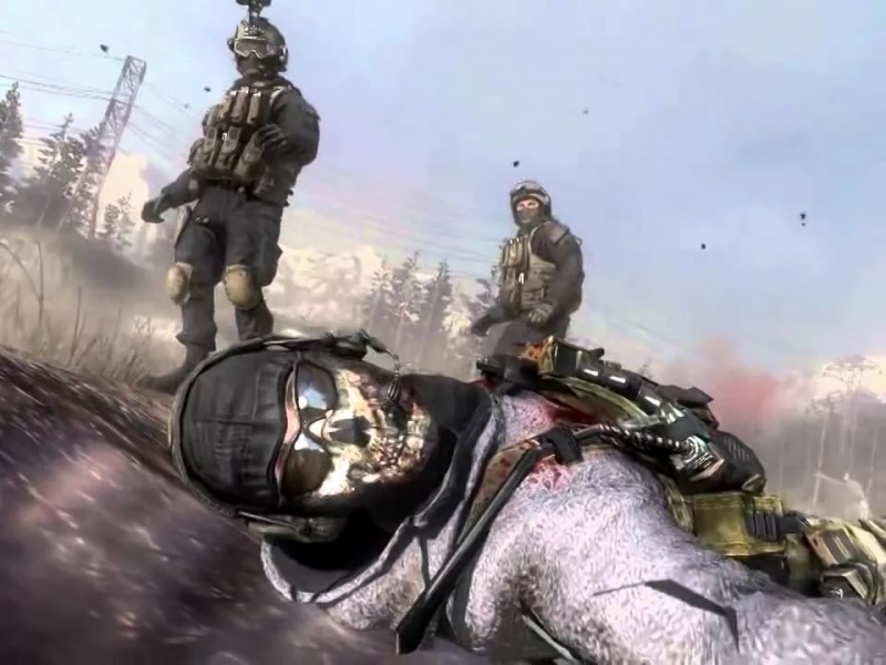 Call of Duty - MW2 - Смерть Гоуста и Роуча
