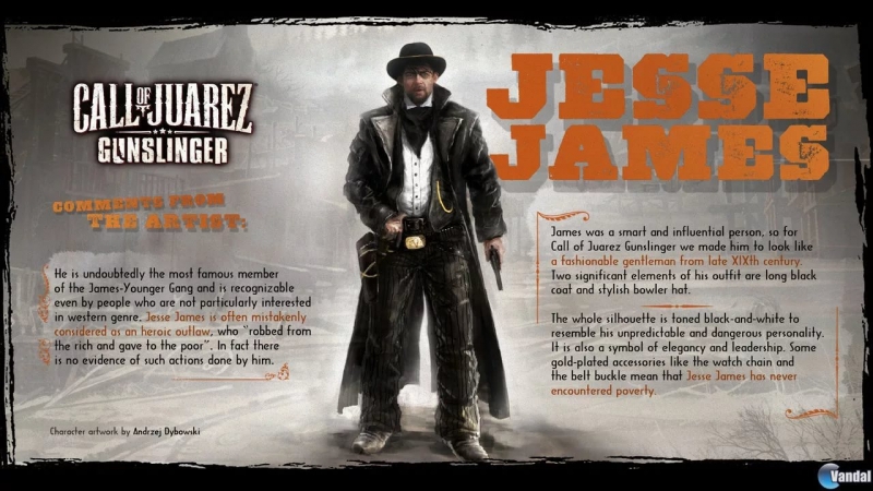 Call of Juarez Gunslinger OST - Jesse James