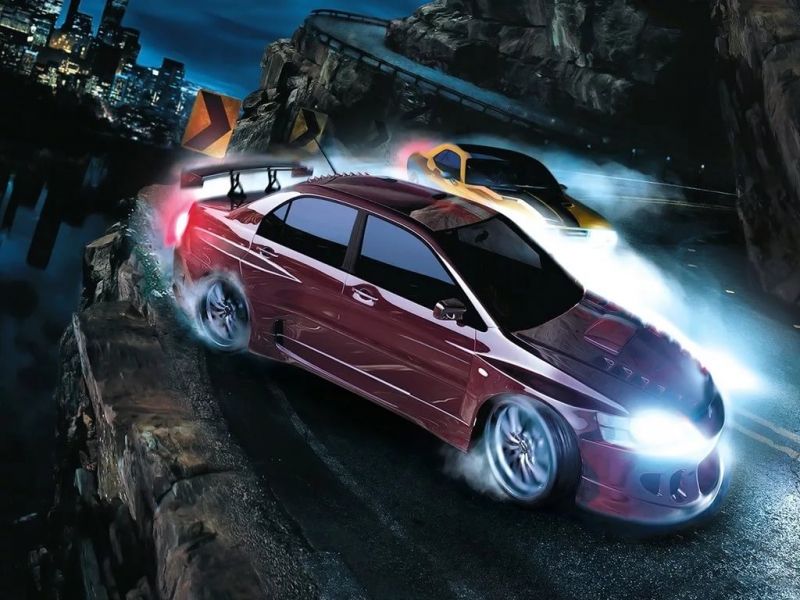 Car Drift Night Racing Fifth Level - NFS Underground Soundtrack