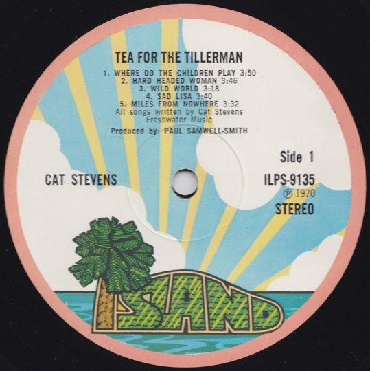 Cat Stevens  Morning Has Broken Label Island Records  204 353, Island Records  S 204 353 Format Vinyl, LP, Compilation Country Germany Released 1981 Genre Rock Style Folk Rock, Soft Rock, Pop Rock, Classic Rock - A1 Where Do The Children Play? 350 A2 Ruby Love 235 A3 Wild World 318 A4 Sad Lisa 340 A5 Tuesday's Dead 334 A6 Morning Has Broken Lyrics By [Words]  Eleanor Farjeon 315 B1 Lady D'Arbanville 340 B2 Longer Boats 301 B3 Bitter Blue