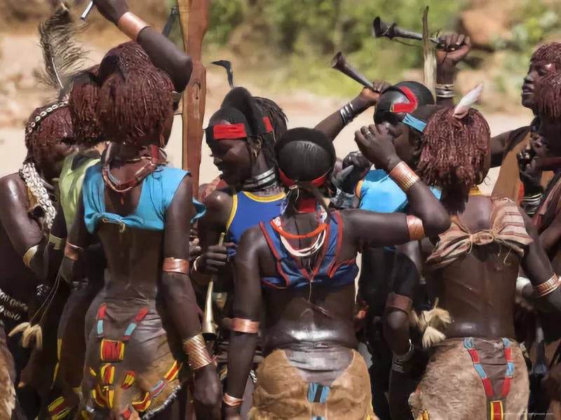 Central African Republic - Dance For Rites Of Passage Banda-Dakpa