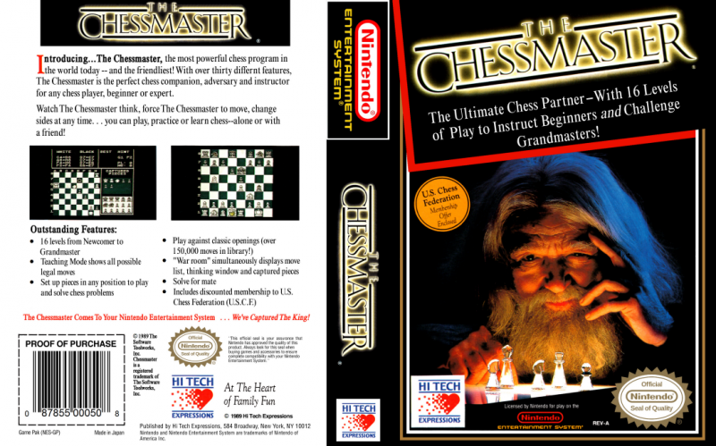 Chessmaster (NES) - White Moves