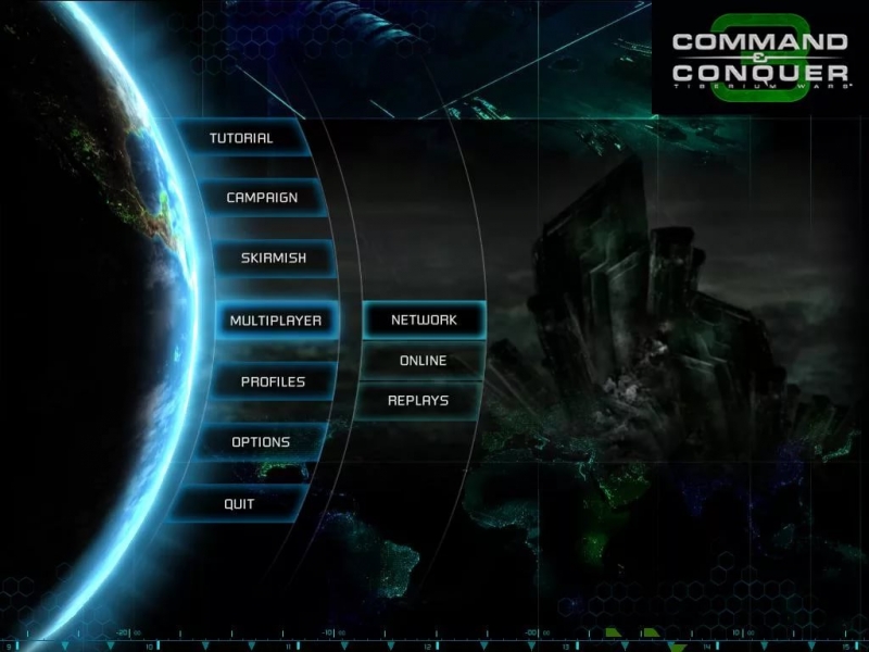 Command&conquer 3 Tiberium wars - Main menu