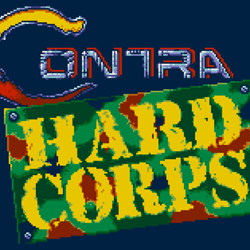 Contra Hard Corps metal cover - Contra Blues