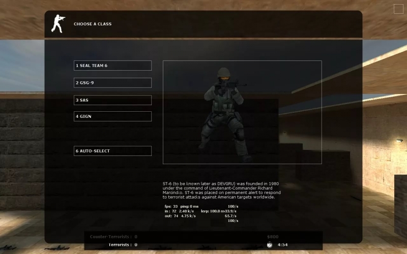 Counter Strike Source v34 - Вход на сервер