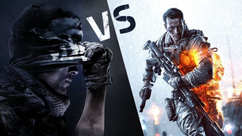 CrazyMegaHell - Call of Duty Ghosts vs Battlefield 4