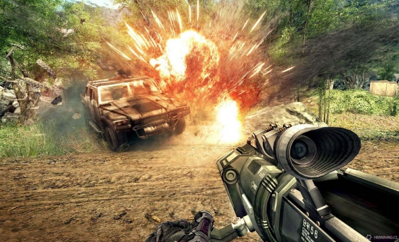 Crysis Warhead - Train ambush