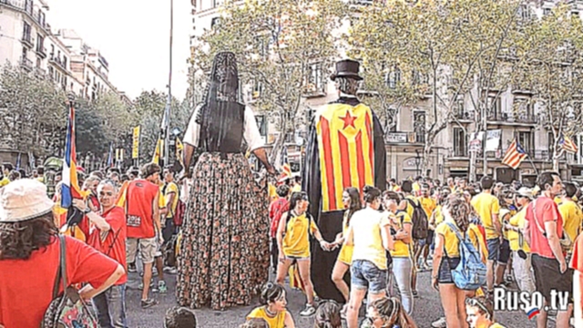 Беспорядки в Барселоне? Нет! Подготовка к референдуму о независимости 