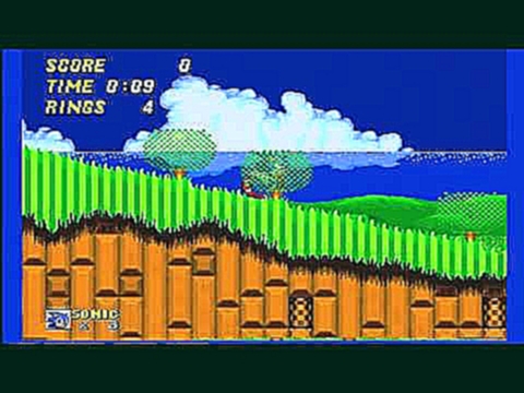 Mega Drive - Sonic The Hedgehog 2 - Emerald Hill Zone - Act 1 - 0:21 