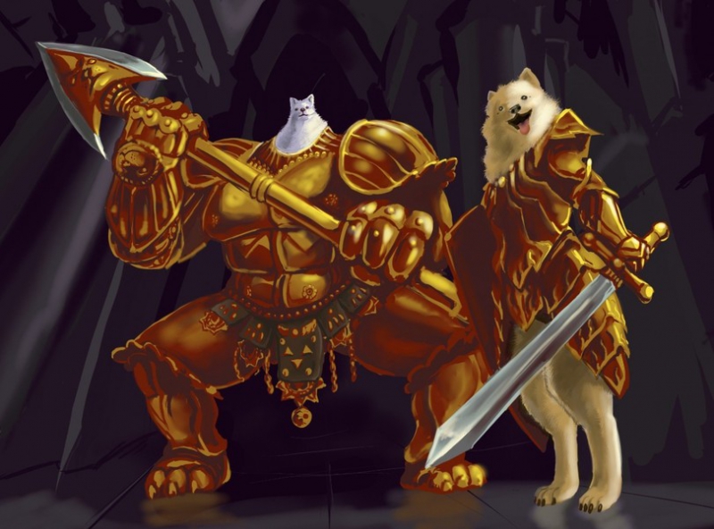 Dark Souls - Ornstein & Smough Metal Cover ещё больший огрызок