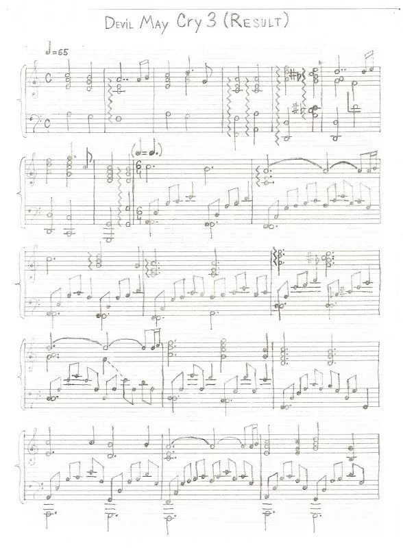 Devil May Cry 3 - Piano