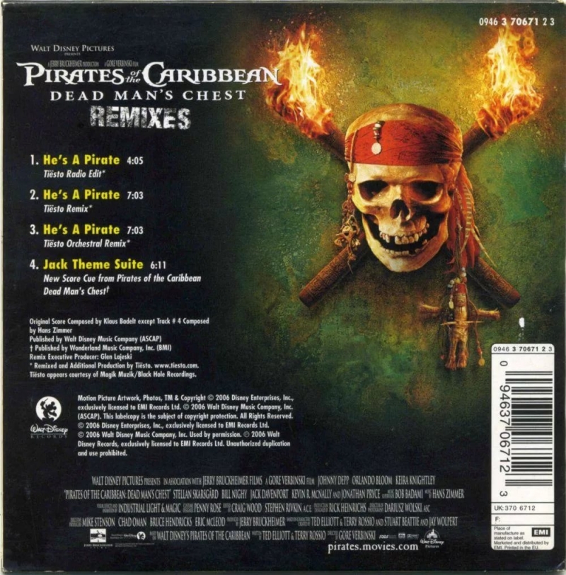 Пираты Карибского моря ремикс 2008