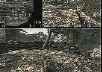 Call of Duty: WaW - 2 vs 1 Cliffside (split-screen) Part 1 of 2 