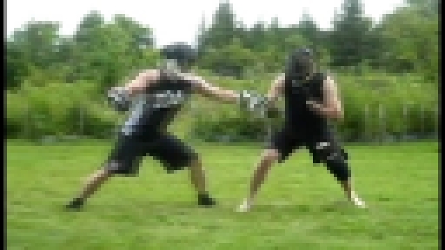 Eric vs Randall - Knife Sparring - Dog Brothers Training Camp - 2009 