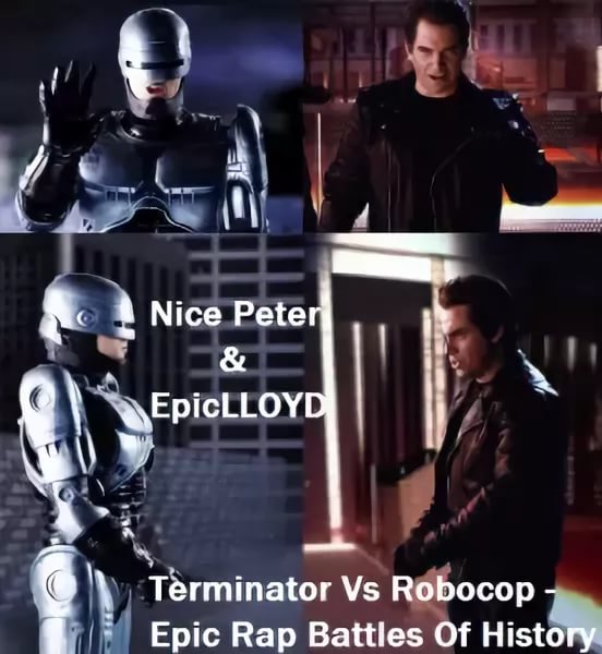 Epic Rap Battles of History Season 4 - Terminator vs Robocop