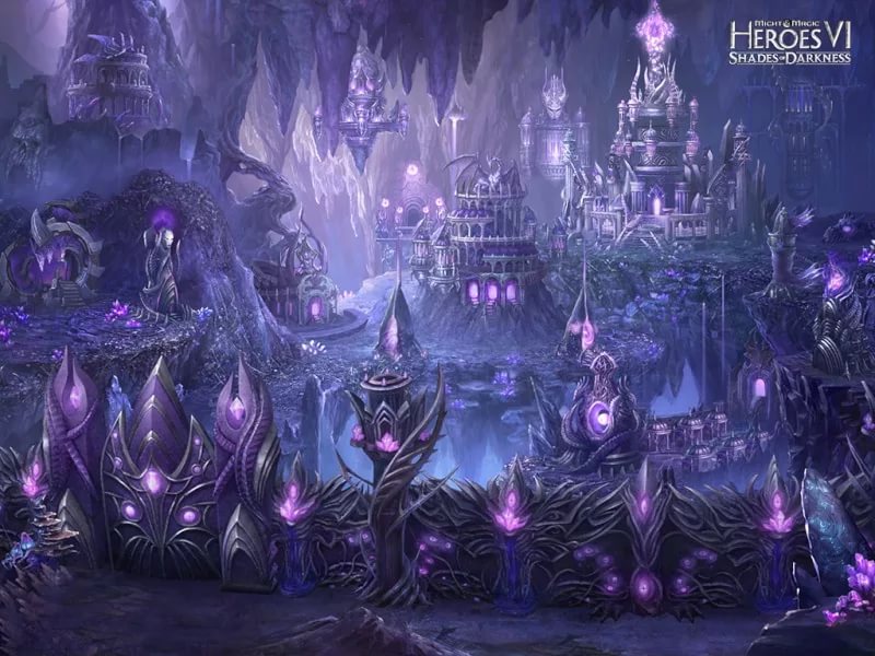 Герои меча и магии 5 - Осада города темных эльфов