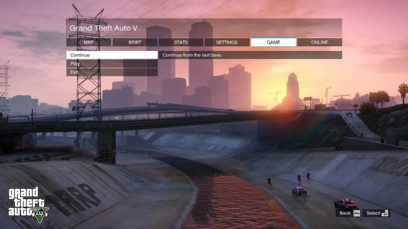 Grand Theft Auto V - Menu music