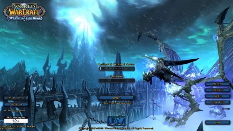 Wrath of the Lich King Main title
