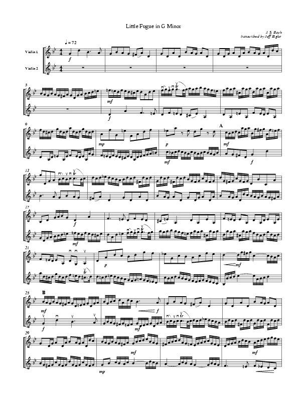 J. S. Bach - G minor Piano Tiles 2
