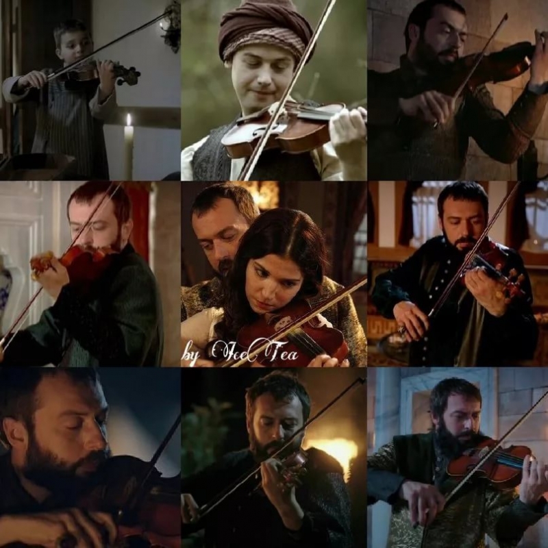 Красивая мелодия - Игра на скрипке из фильма "Великолепный век"