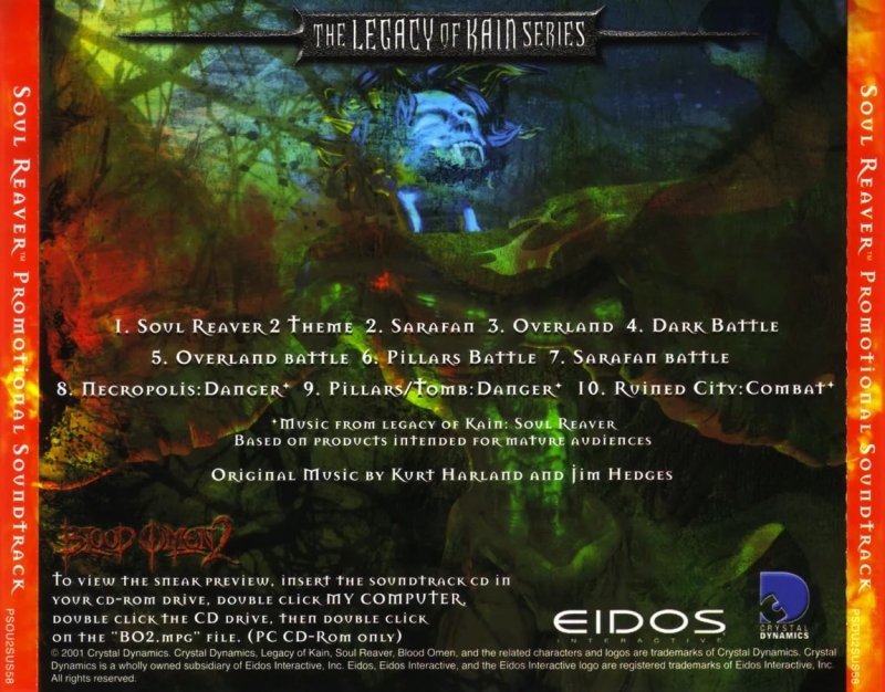 Legacy of Kain Soul Reaver 2 sountracks - Overland