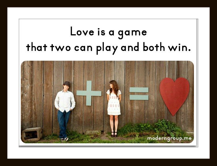 Любовь это игра