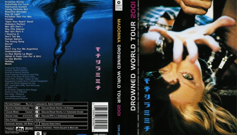Madonna R&D - Drowned World And Impressive Instant Drowned World Tour Studio Concept Demo