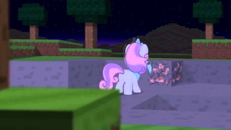 Майнкрафт-пони - не копай в ночи