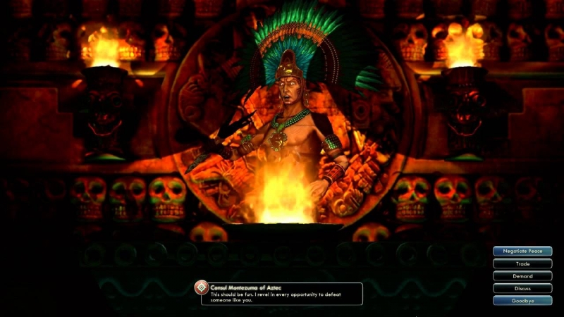 Michael Curran Цивилизация 5 ❇ Sid Meier's Civilization V - Montezuma Peace - Aztec - Cora Mitote Song from Santa Teresa