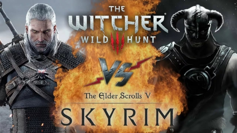 Рэп Баттл Ведьмак 3 Дикая охота vs. The Elder Scrolls V Skyrim