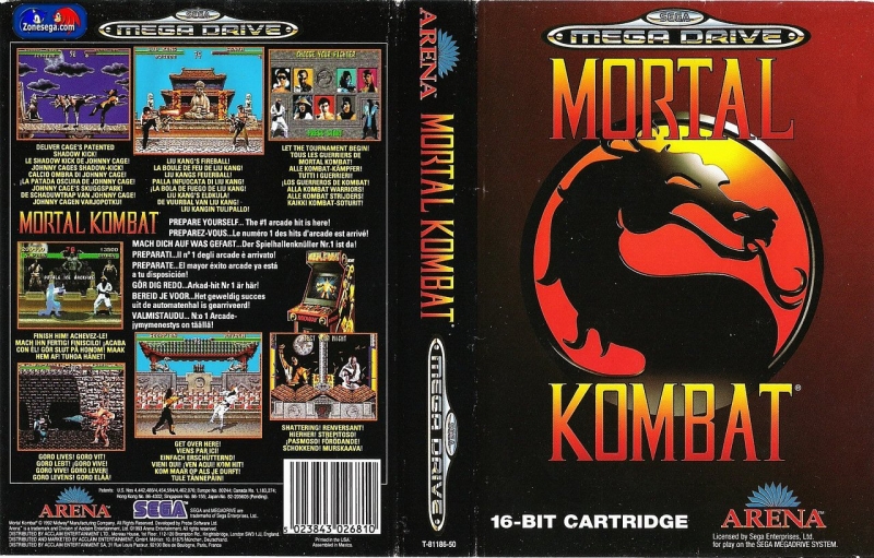 Mortal Kombat 3 - Игра из Сеги