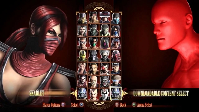 Mortal Kombat Komplete Edition - Character Select