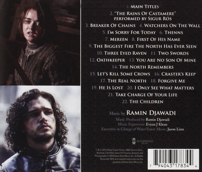 Музыка из фильма "Игра престолов" - Ramin Djawadi - Игра престолов 90-хк выходу 7-го сезона