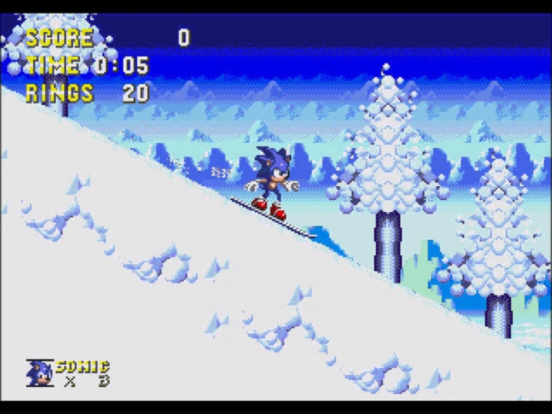 Музыка из игр на Sega - Sonic 3 - Ice cap